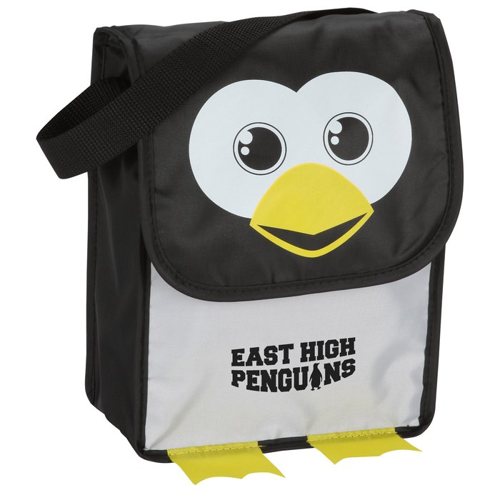 Custom Paws and Claws Lunch Bag - Penguin