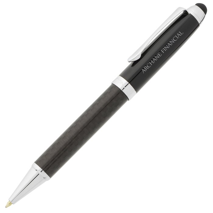 Custom Bettoni Stylus Twist Carbon Fibre Metal Pen