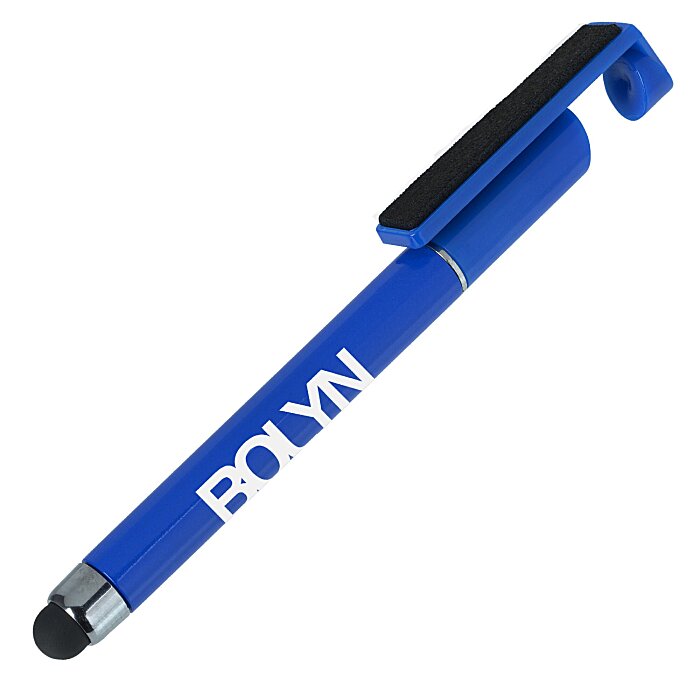 Custom Mini Stylus Pen with Phone Stand and Screen Cleaner