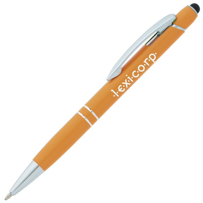 Custom Glacio Stylus Metal Pen - Fashion Colours - 24 hr