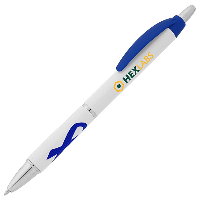 Custom Awareness Ribbon Grip Pen - Full Colour