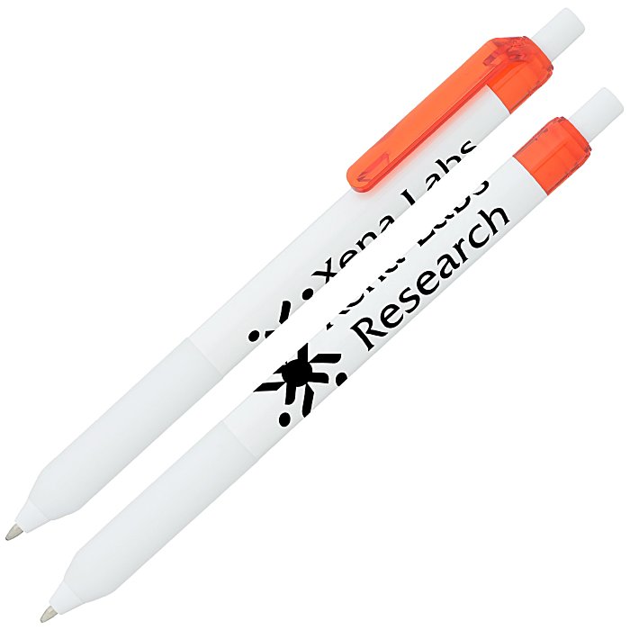 Custom Alamo Pen - White - Translucent