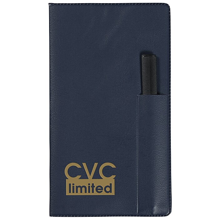 Custom Memo Book with Flat Pen - Opaque