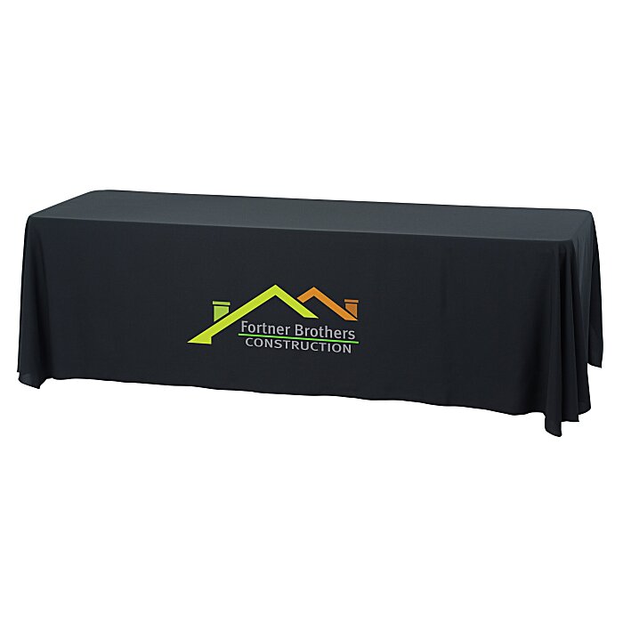 Custom Serged Open-Back Stain Resistant Table Throw - 8 feet