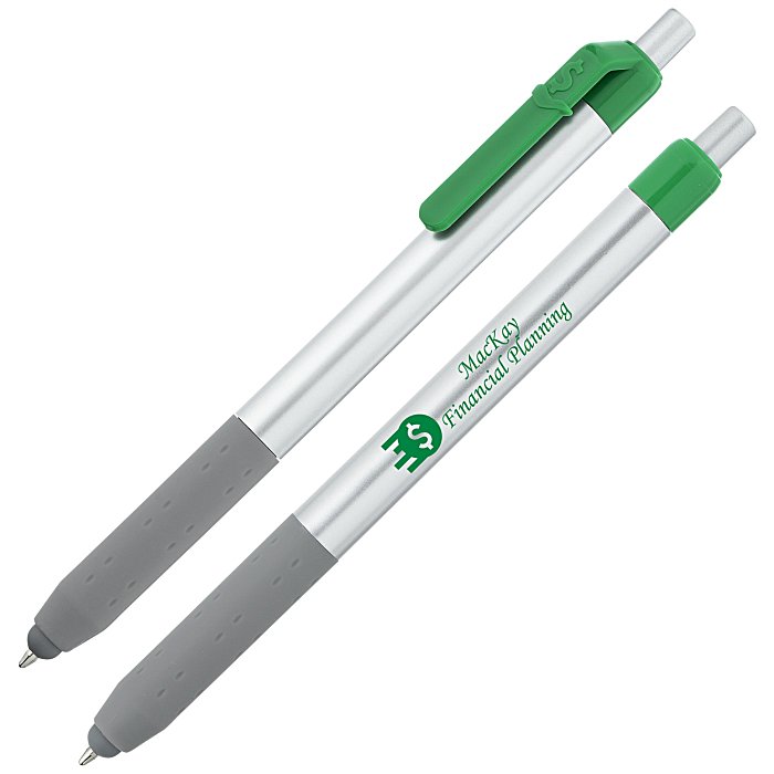 Custom Alamo Stylus Pen - Silver - Financial