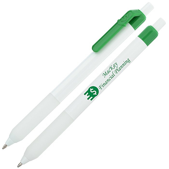 Custom Alamo Pen - White - Financial