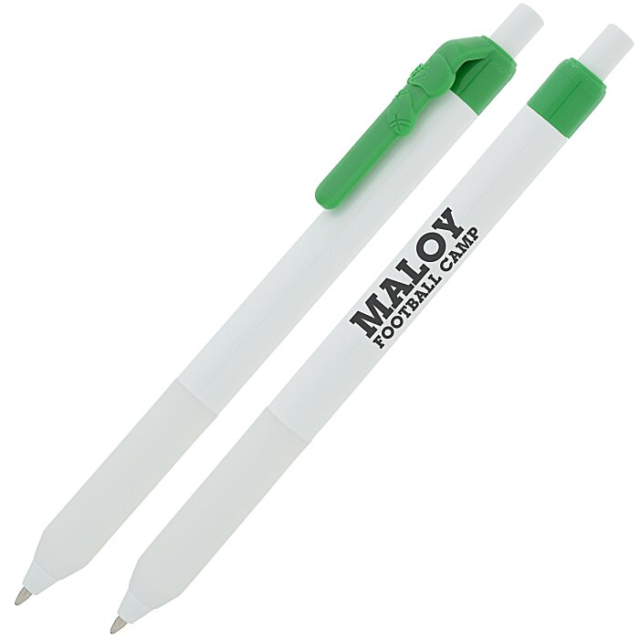Custom Alamo Pen - White - Football