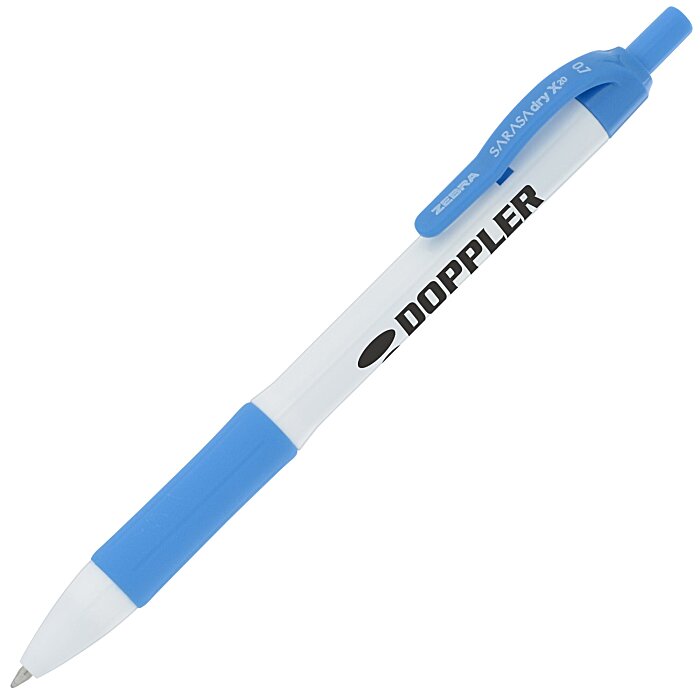 Custom Zebra Sarasa X20 Gel Pen - White