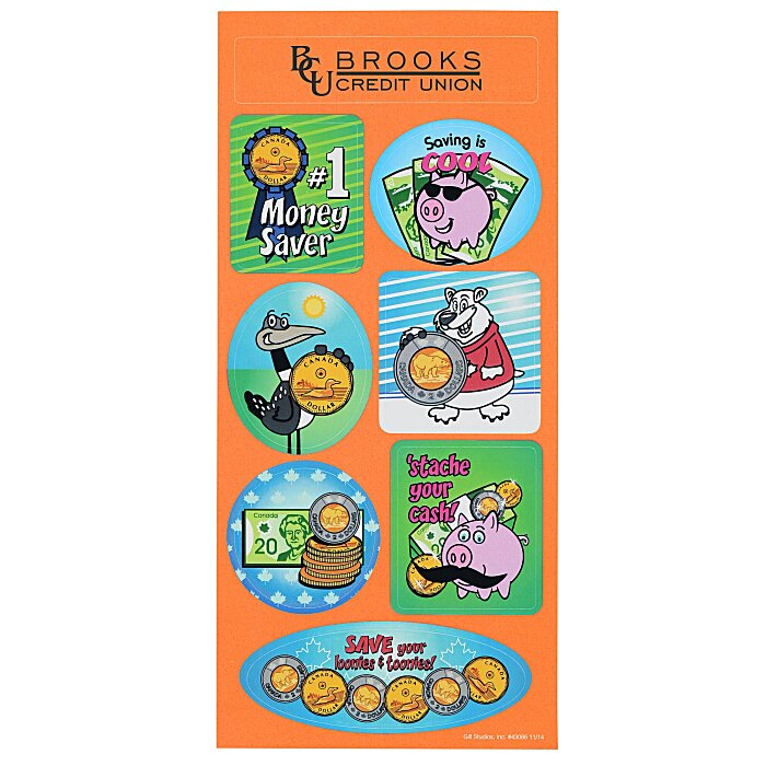 Custom Super Kid Sticker Sheet - Money Saving