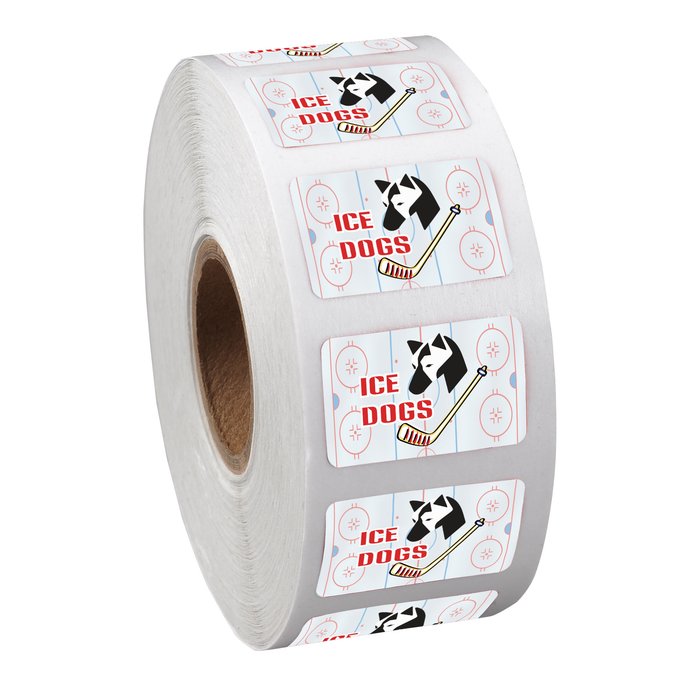 Custom Full Colour Sticker by the Roll - Rectangle- 5/8
