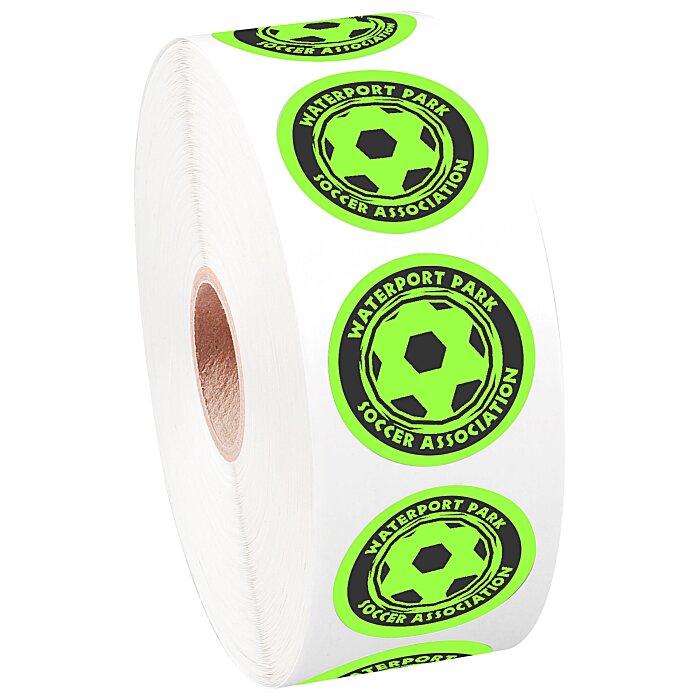 Custom Sticker by the Roll - Circle - 1 1/4 inches