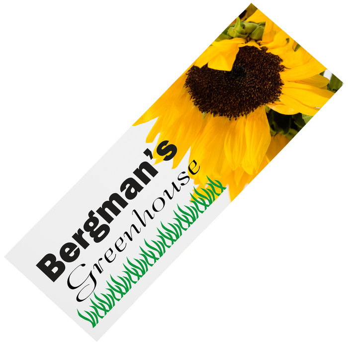 Custom Removable Vinyl Bumper Sticker - 3-3/4