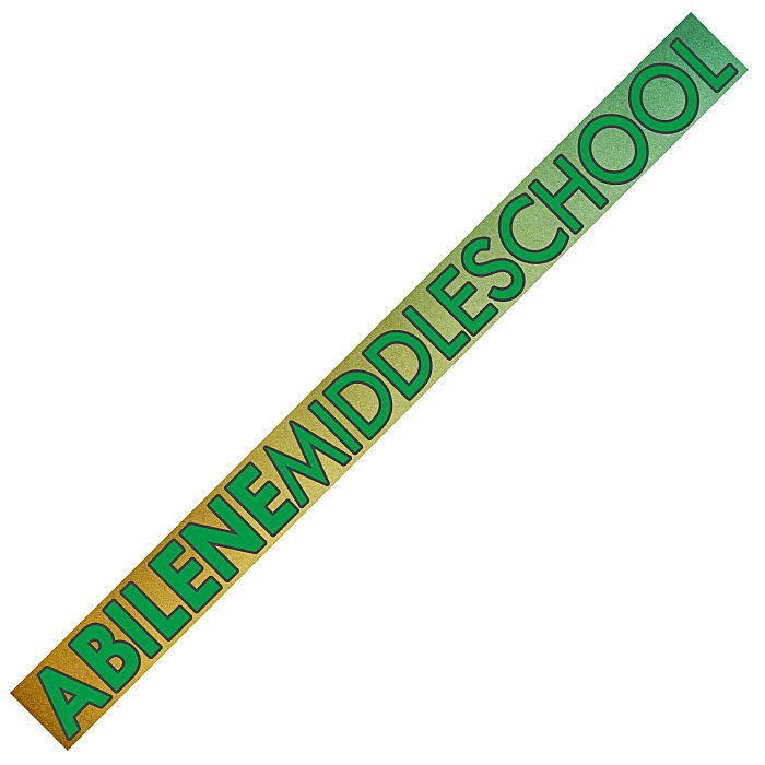 Custom Full Colour Static Decal - Rectangle - 1-1/2