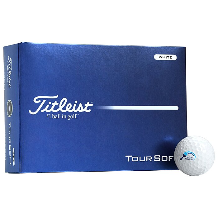 Custom Titleist Tour Soft Golf Ball - Dozen - Factory Direct