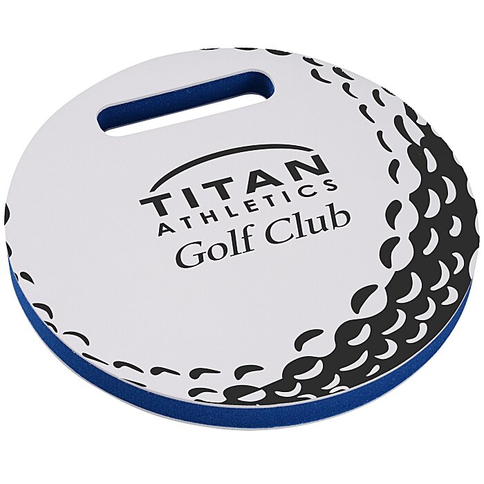 Custom Stadium Cushion with Handle - Golf Ball