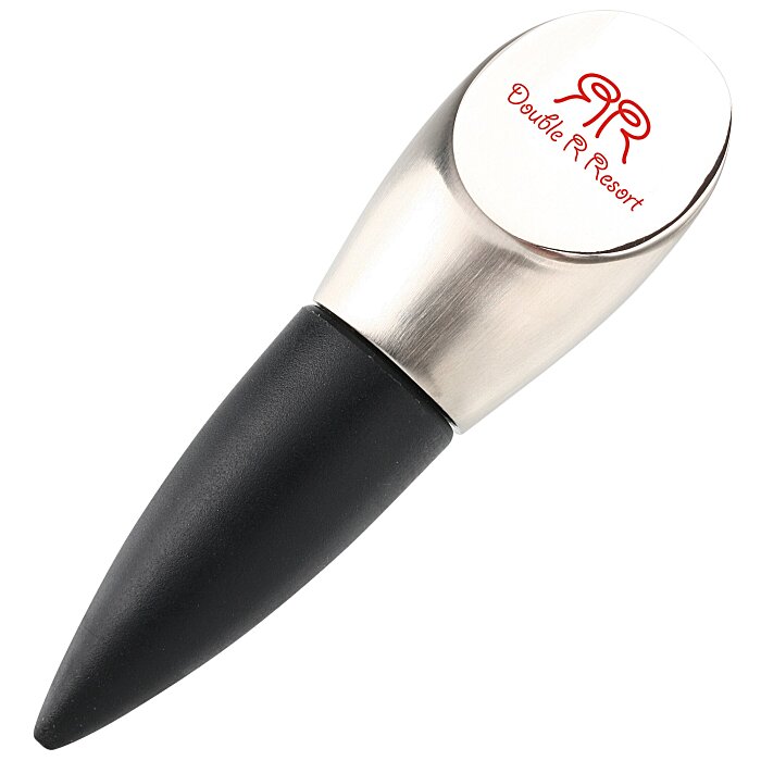 Custom Angled Metal Wine Stopper