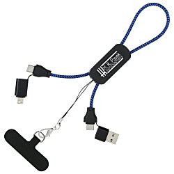 Custom Phone Holder Wristlet with Charging Cable