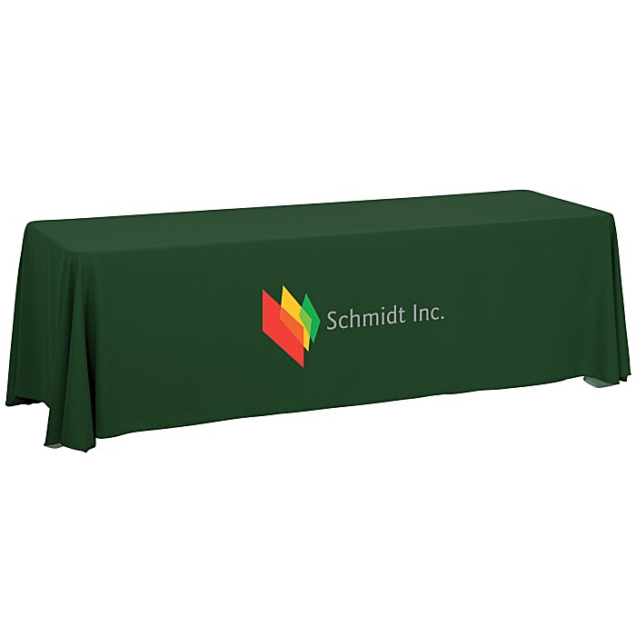 Custom Serged Closed-Back Table Throw - 8 feet