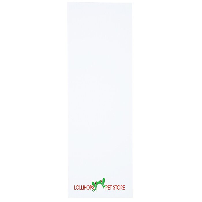 Custom TaskRight Sticky Pad - 8 inches x 3 inches - 25 Sheet